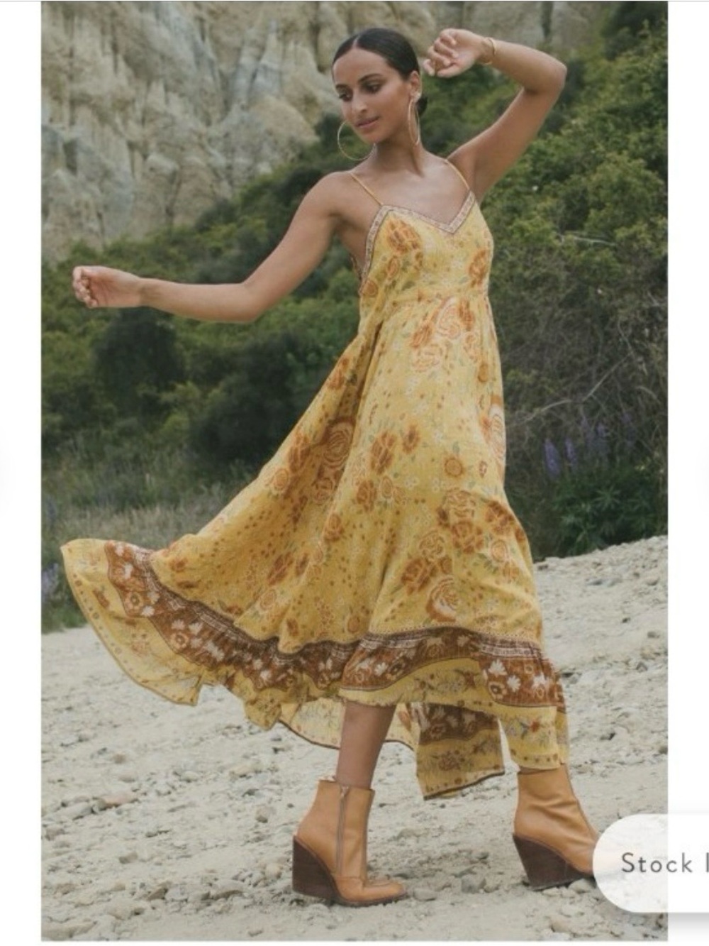 Spell and the Gypsy - Mystic Strappy Dress Sunflower - Picture 3 of 7